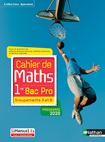 Math&eacute;matiques - Groupements A et B - Bac pro [1re] - Collection Spirales - Ed. 2020